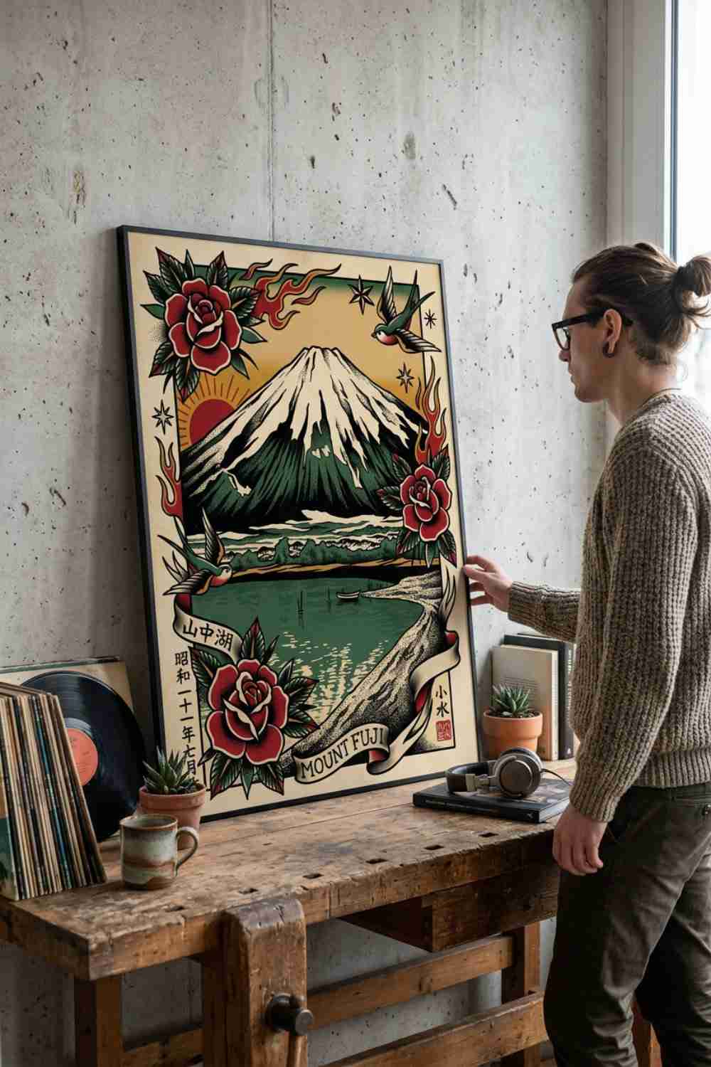 Monte Fuji old School