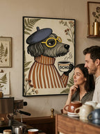 el café a las 8