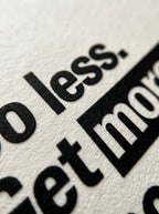 Do Less