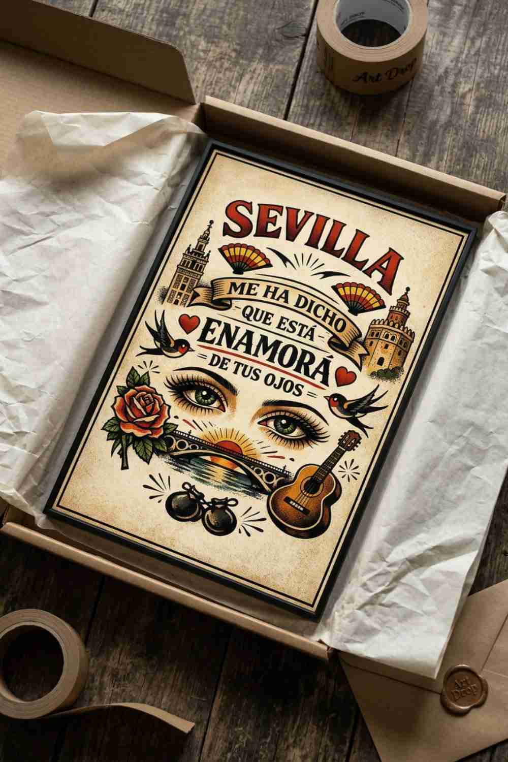 SEVILLA ME HA DICHO QUE ESTÁ ENAMORÁ DE TUS OJOS