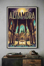 Alhambra palace in Granada, Andalusia Spain