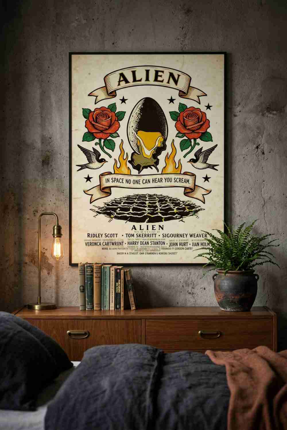 alien in space