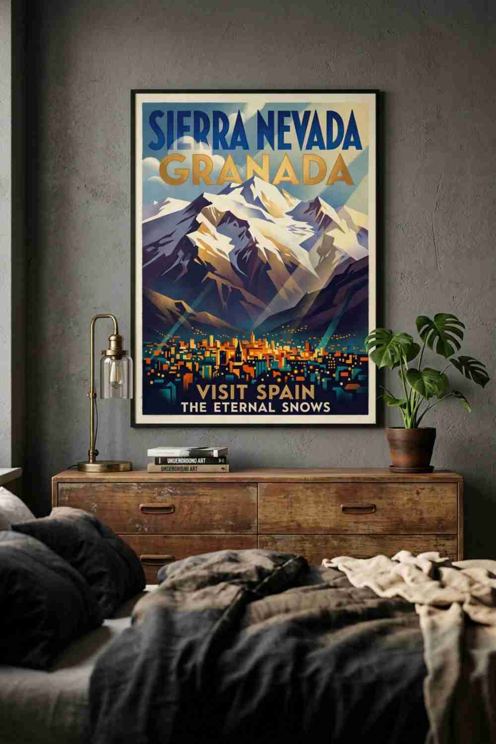 atardecer granada y sierra nevada