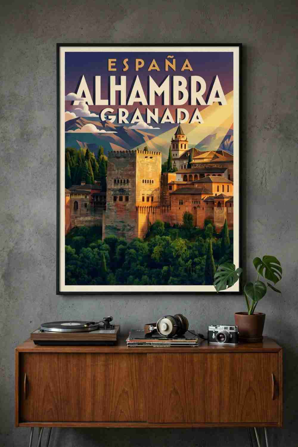 Alhambra Palace in Granada, Spain