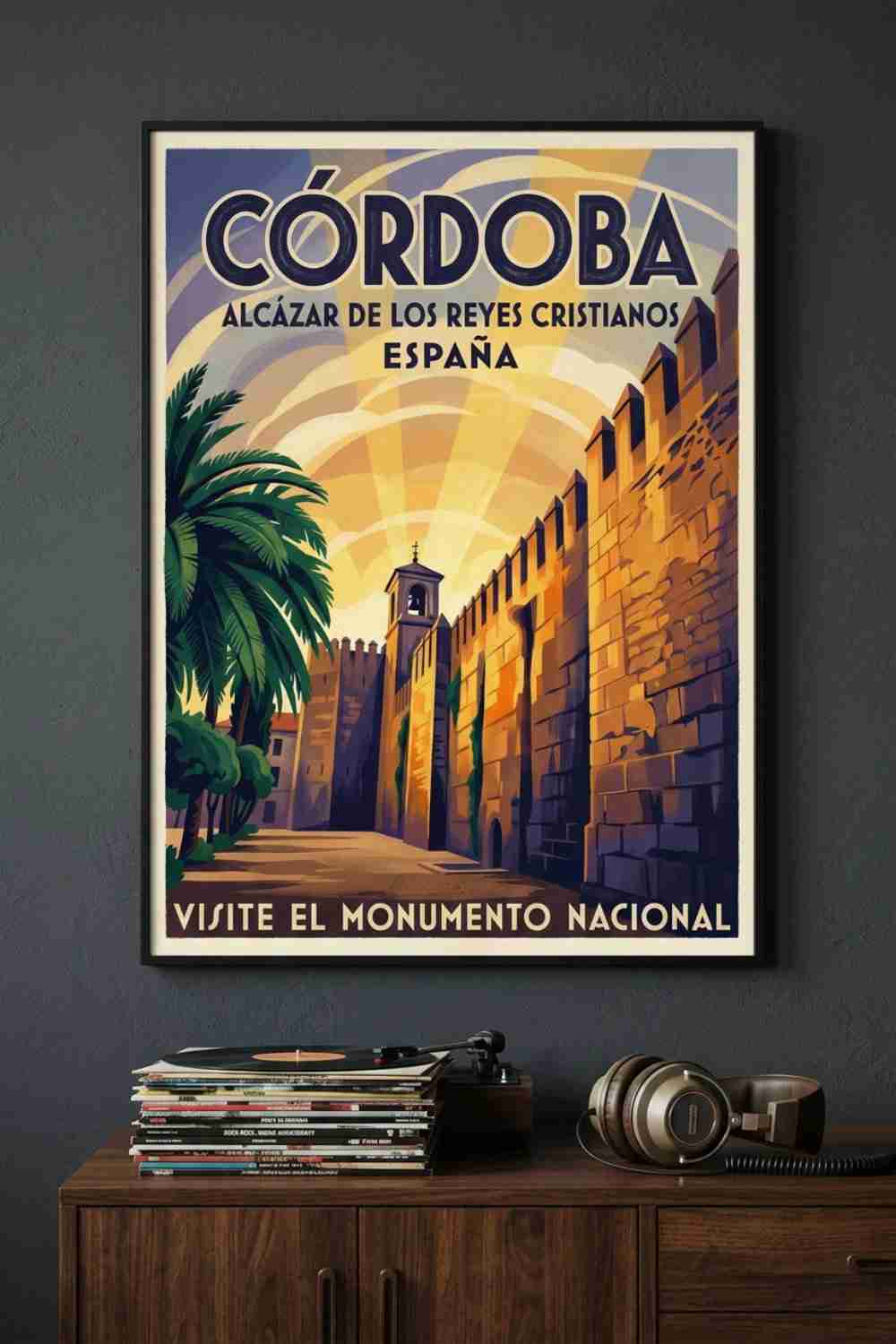 Monumento bajo el sol de Córdoba