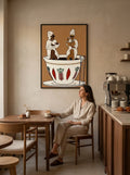 Señoras tomando café