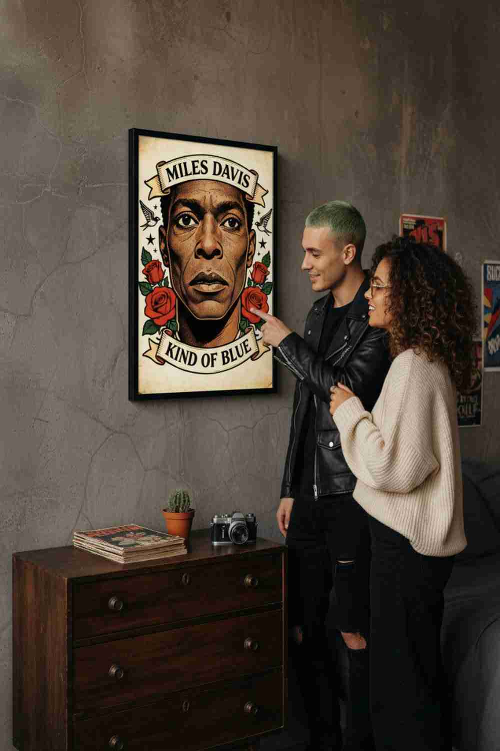 Miles Davis Face