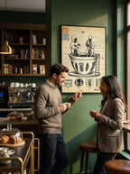 Señoras tomando café