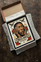 Miles Davis Rostro