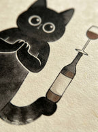 Cat wine