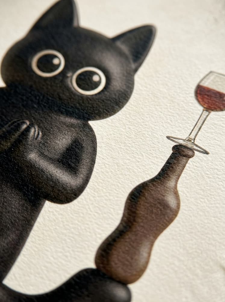 Cat wine