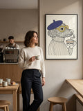 el café a las 8