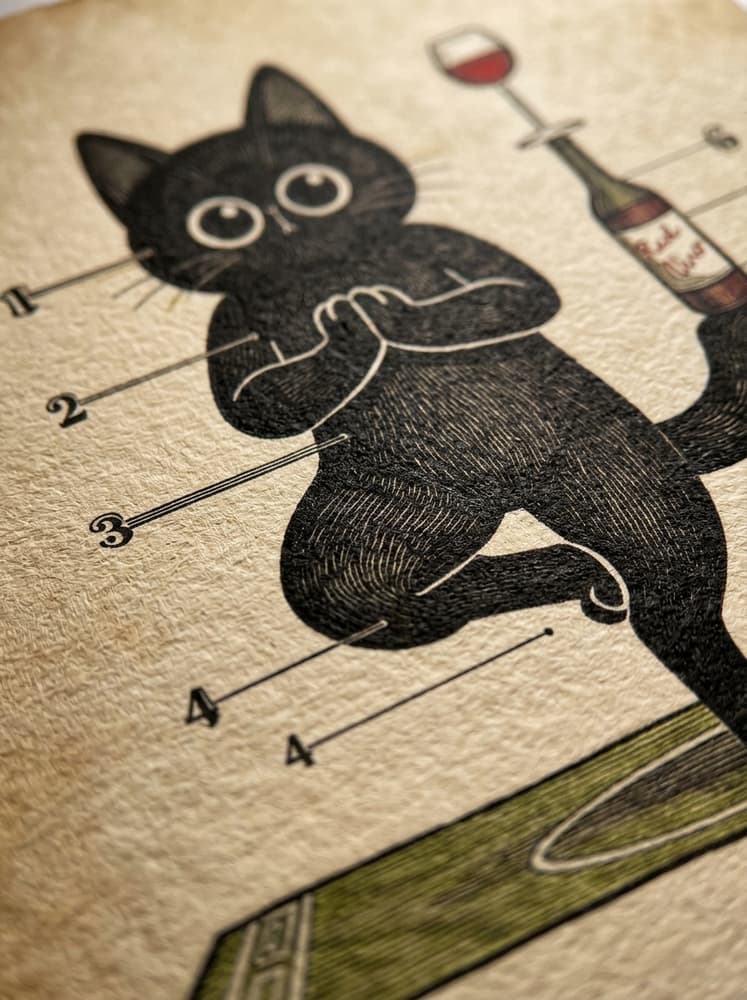 Cat wine