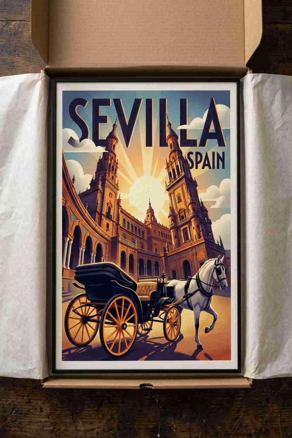La luz  de Sevilla en carruaje