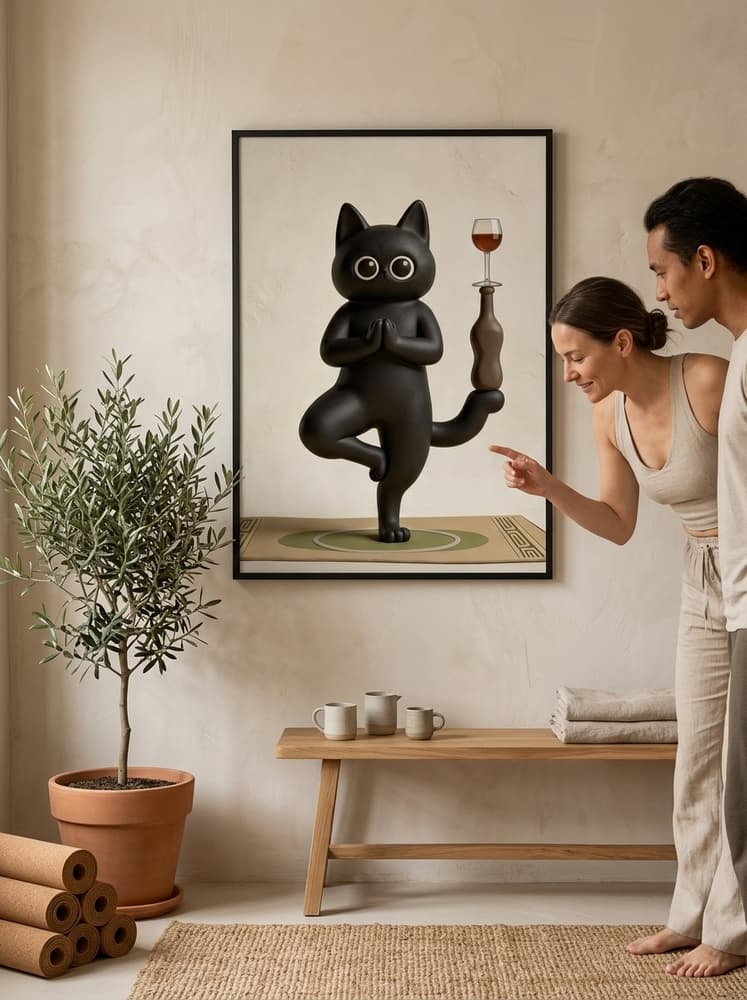 Cat wine