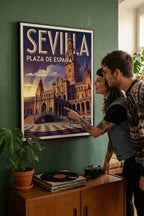 Plaza de España al atardecer