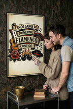 TENGO GANAS DE PONERME FLAMENCO CONTIGO