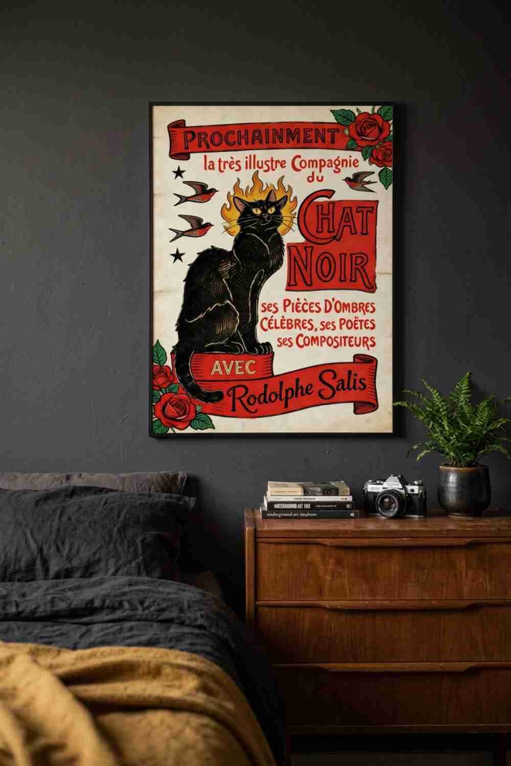 La chat noir, gran formato