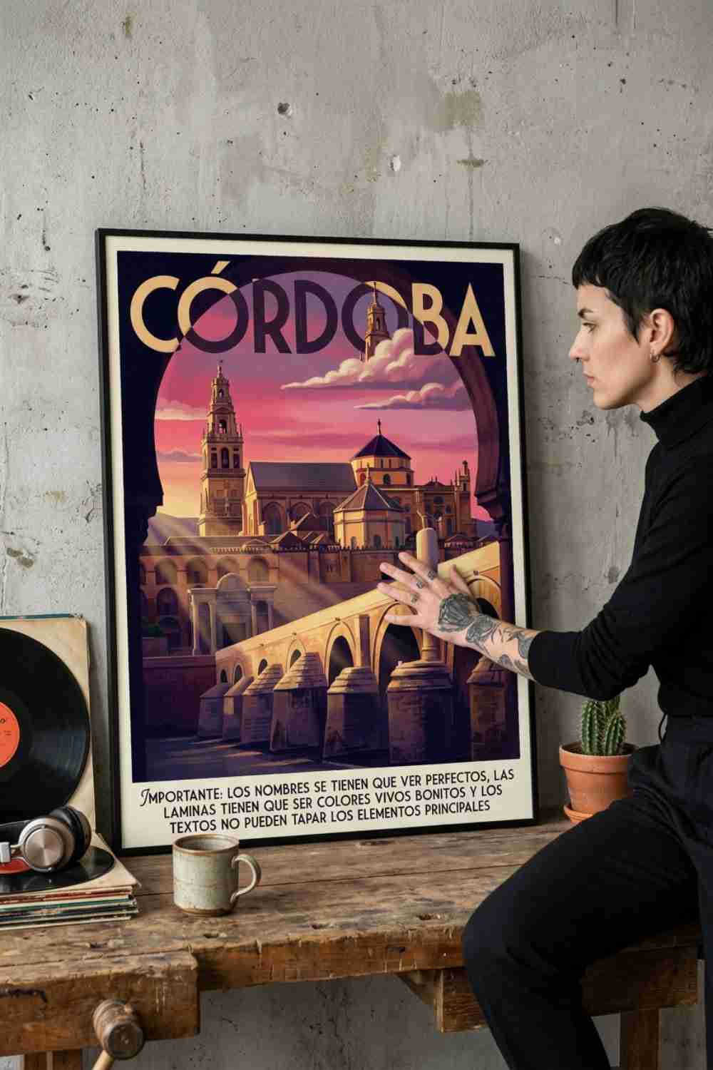 Silueta de Córdoba al Alba