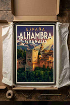 Alhambra Palace in Granada, Spain