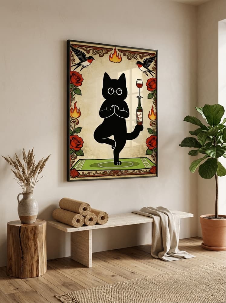Cat wine