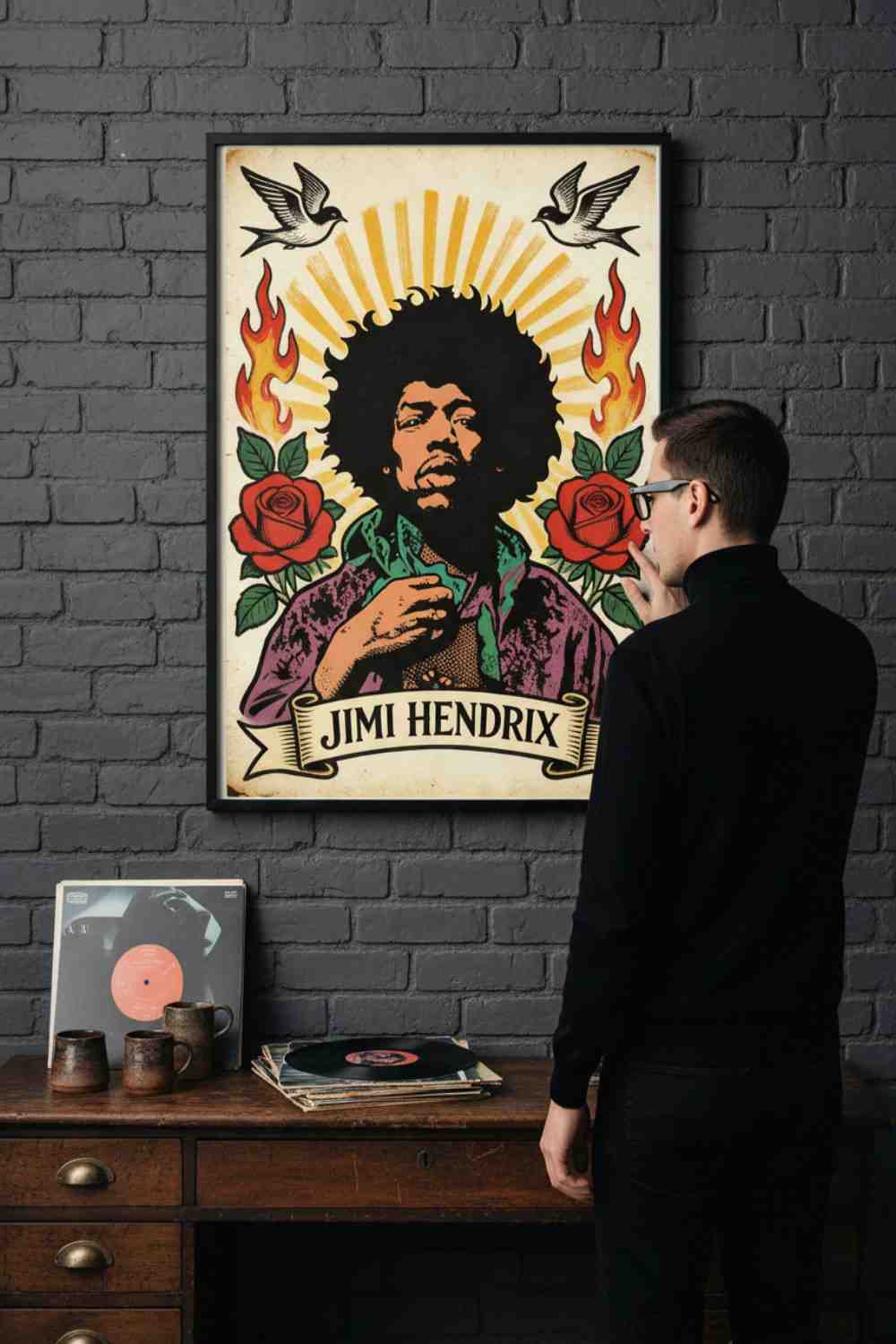 Jimi Hendrix, psicodélico gran formato