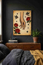 Reaching.