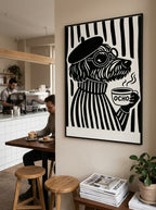 el café a las 8