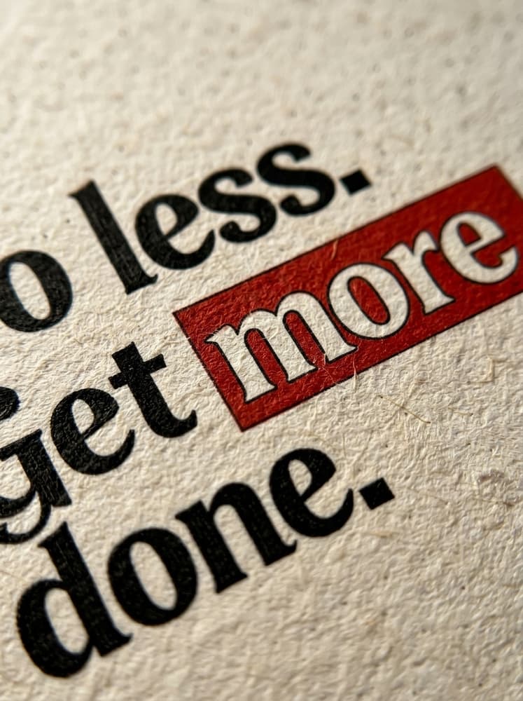 Do Less