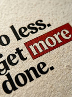 Do Less