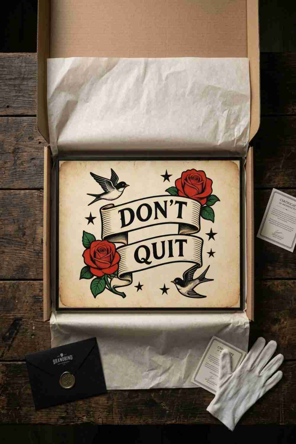 DON´T QUIT QUOTE