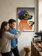 el café a las 8