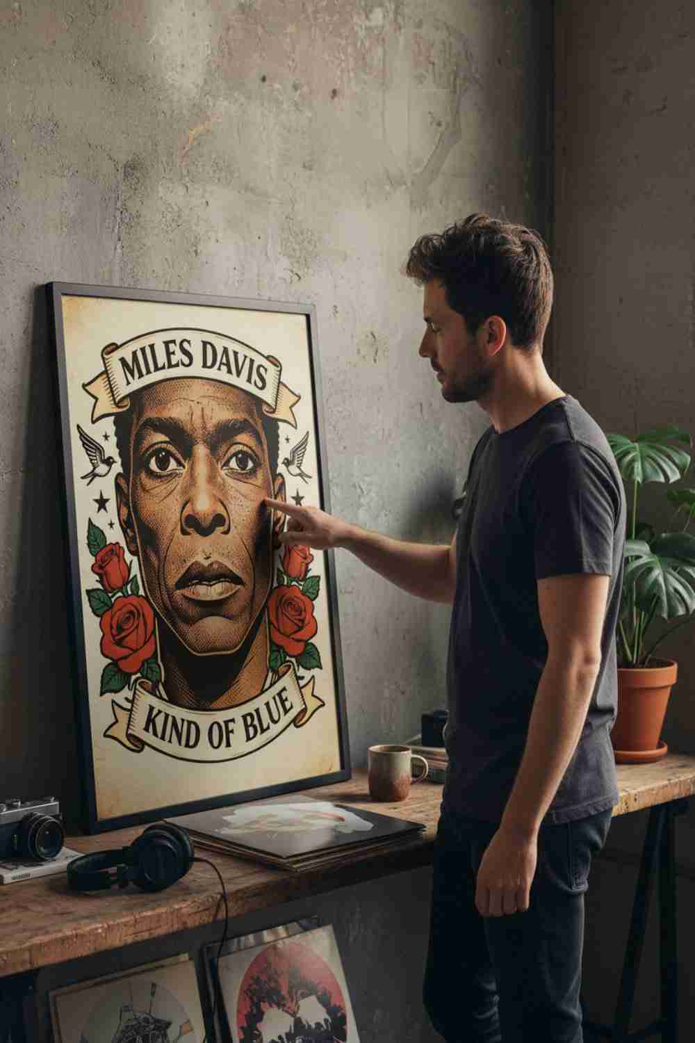 Miles Davis Face