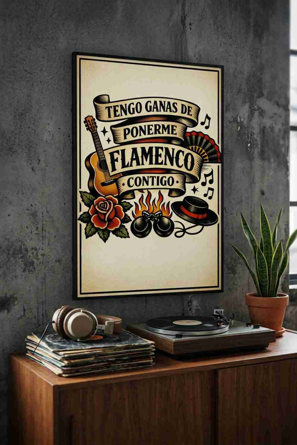 TENGO GANAS DE PONERME FLAMENCO CONTIGO