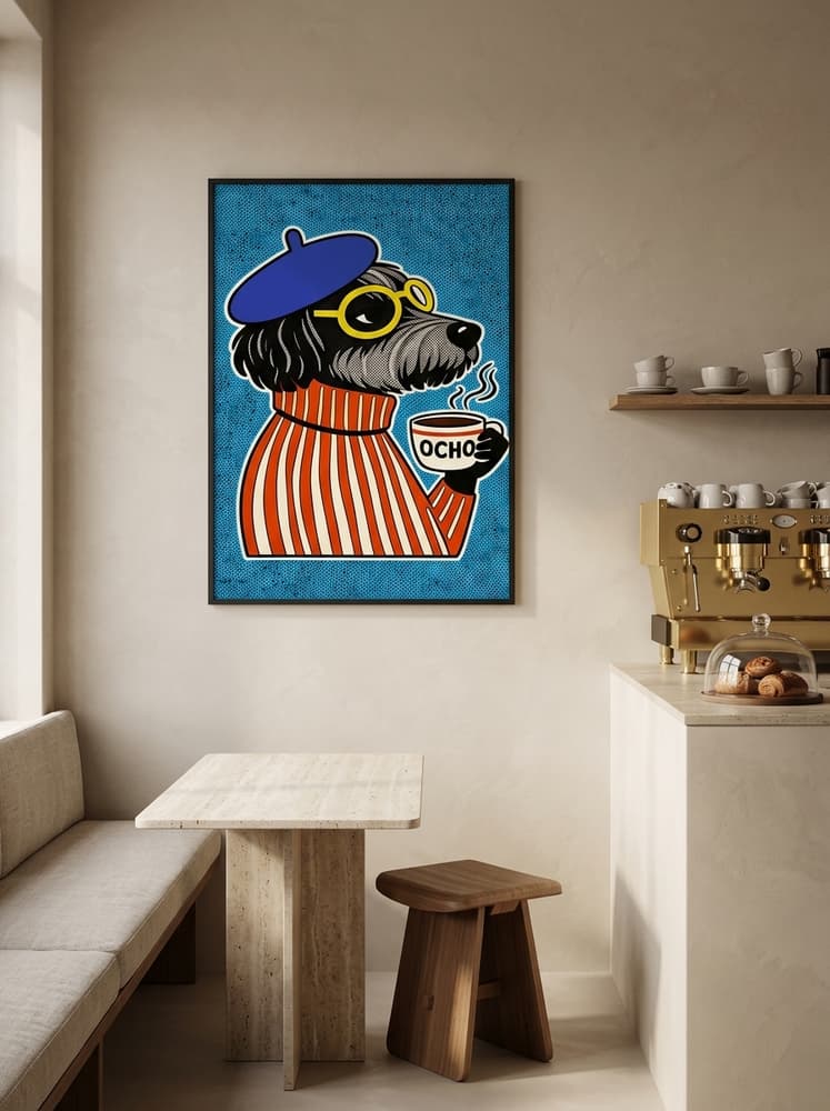 el café a las 8