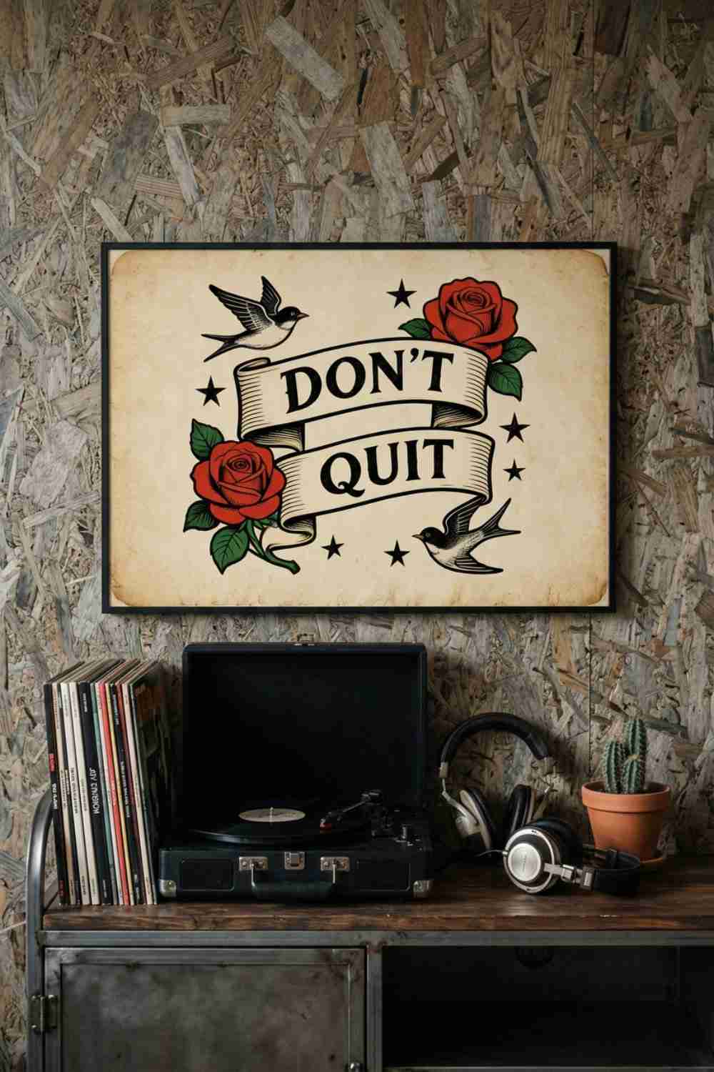 DON´T QUIT QUOTE