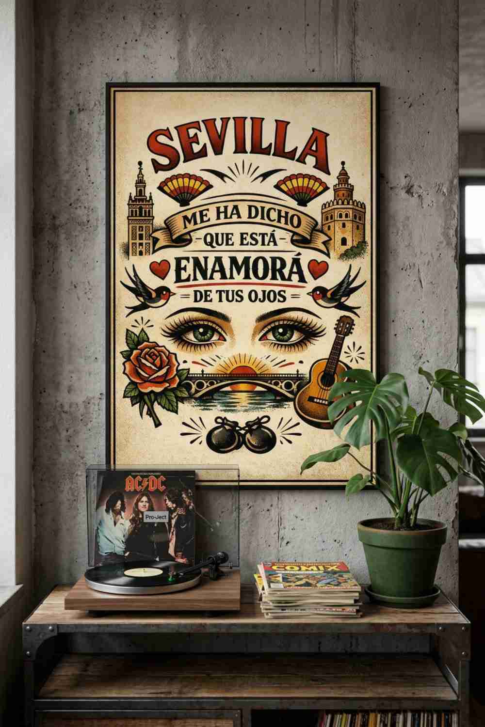 SEVILLA ME HA DICHO QUE ESTÁ ENAMORÁ DE TUS OJOS
