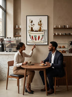 Señoras tomando café