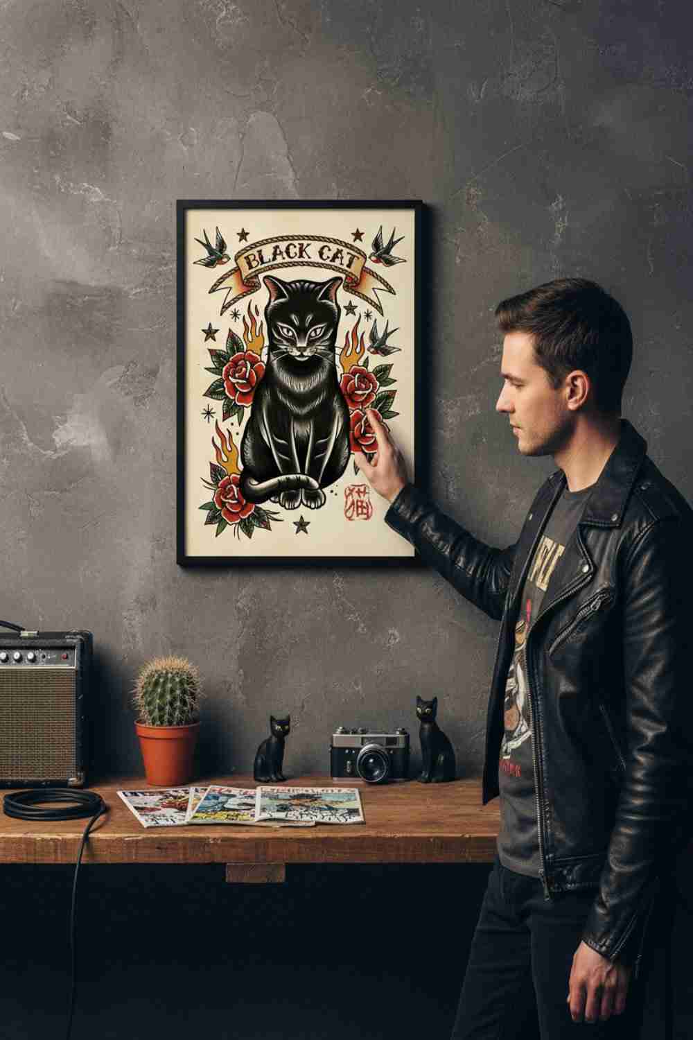 Japanese Black Cat