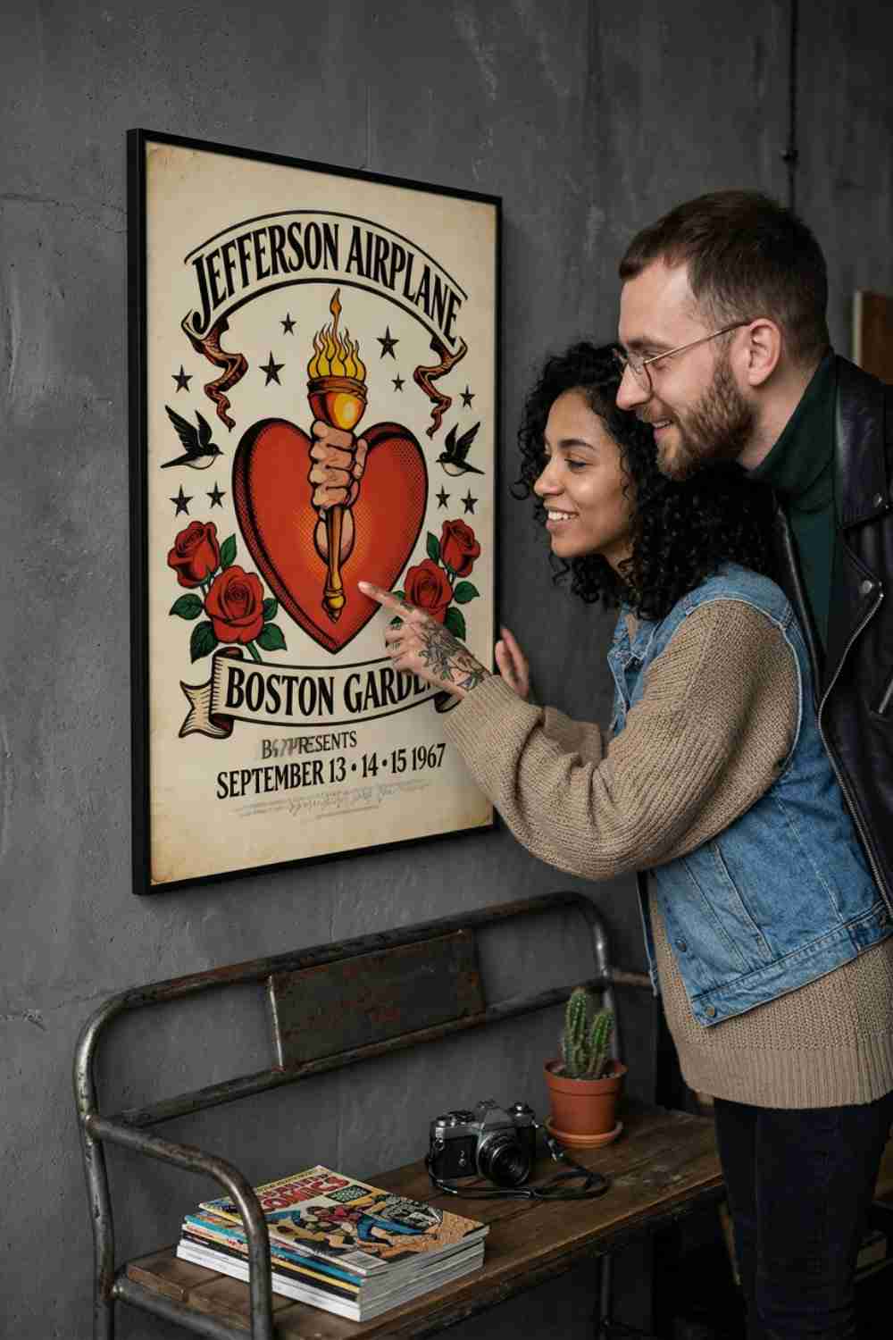 Janis Joplin y Carlos Santana