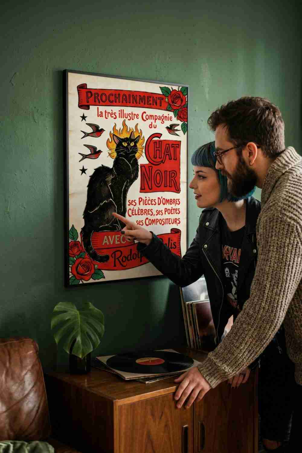 La chat noir, gran formato