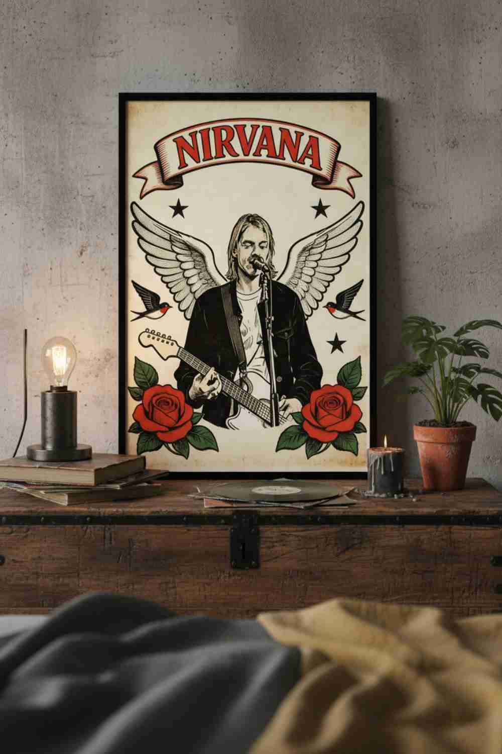 Kurt Cobain en Directo