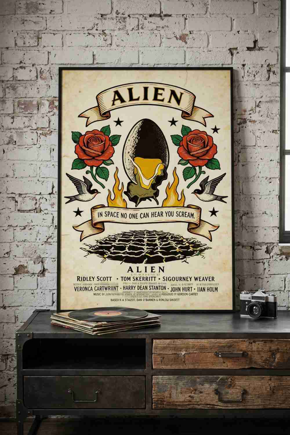 alien in space