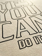 Yes You Can
