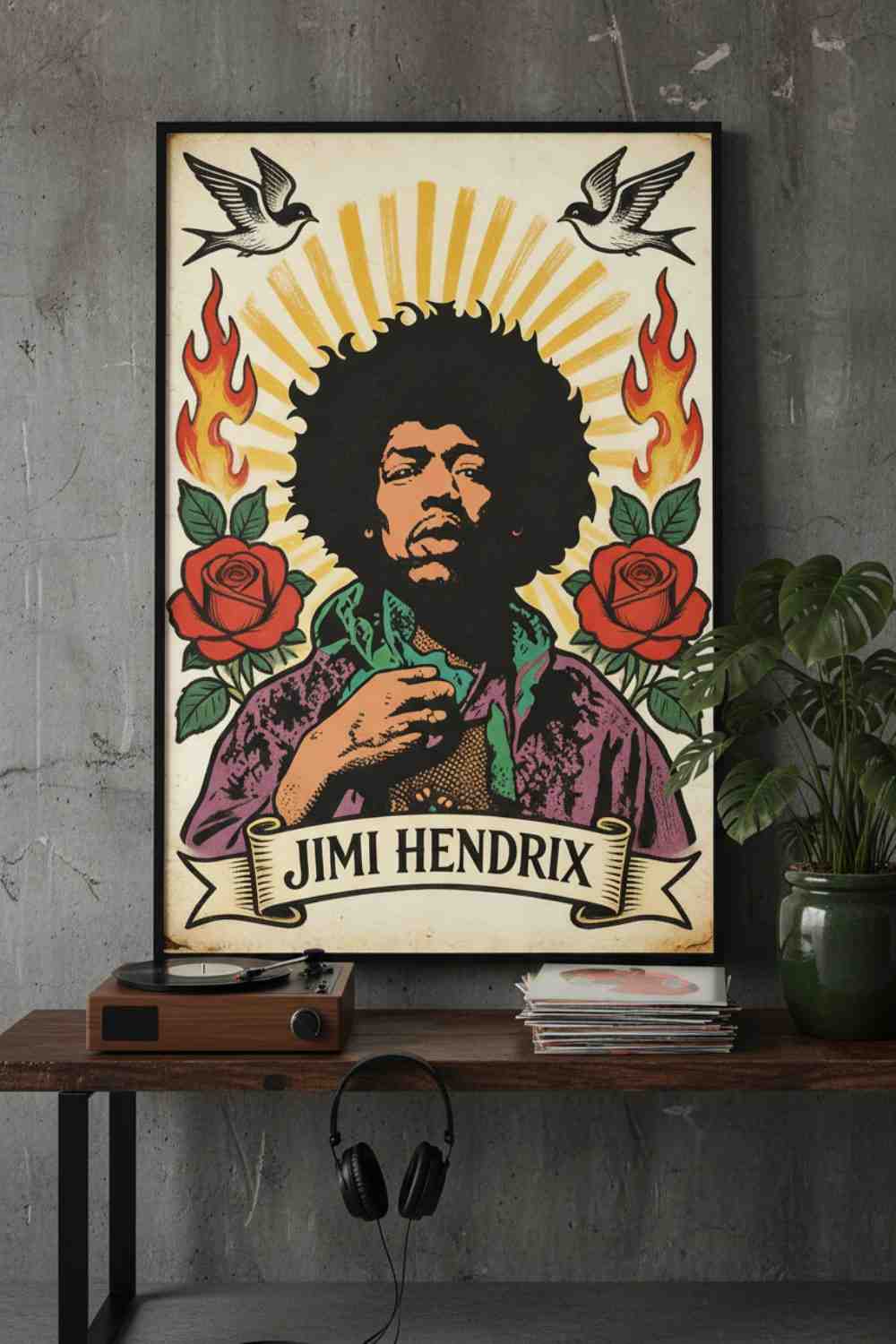 Jimi Hendrix, psicodélico gran formato