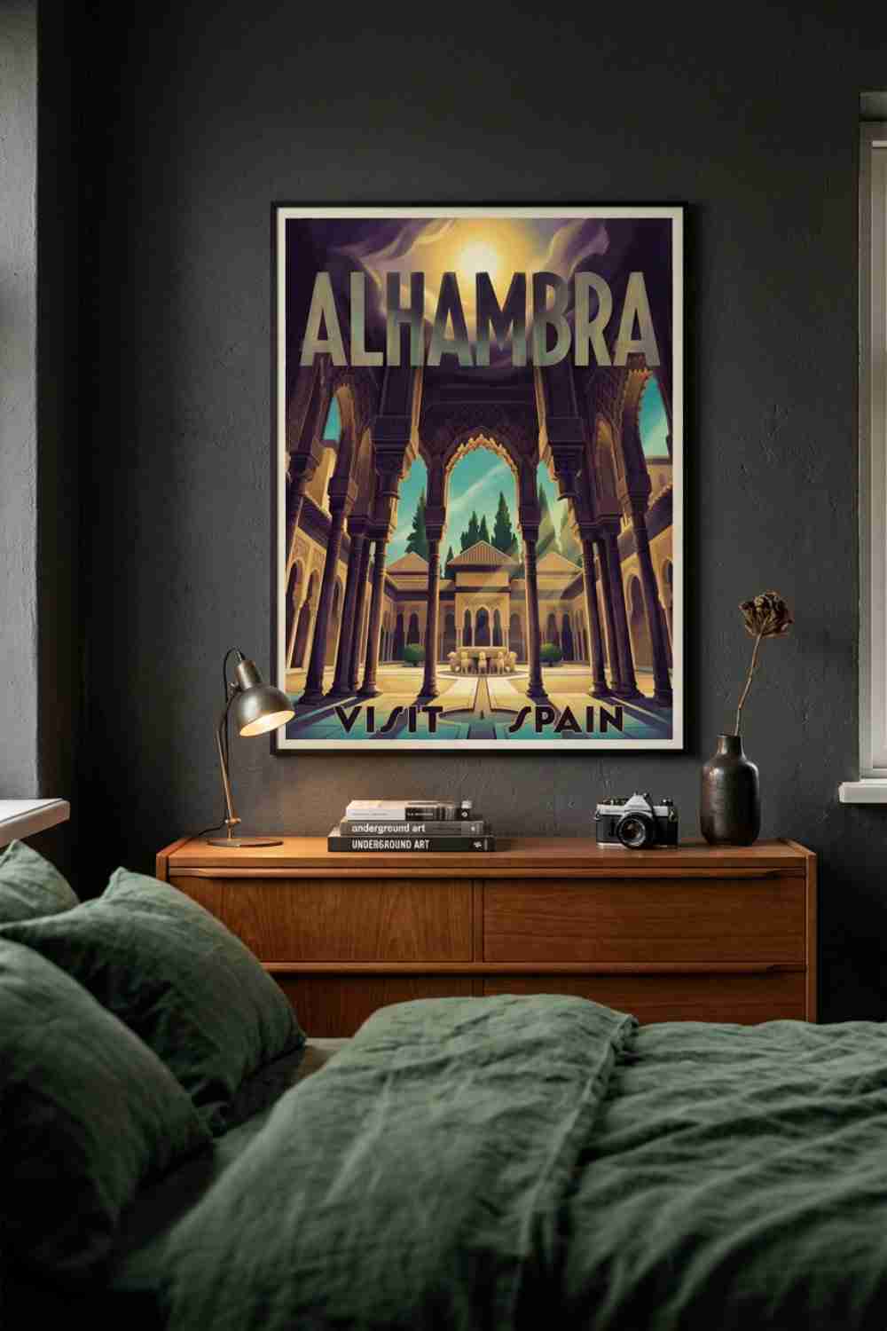 Alhambra palace in Granada, Andalusia Spain