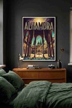 Alhambra palace in Granada, Andalusia Spain