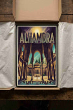 Alhambra palace in Granada, Andalusia Spain