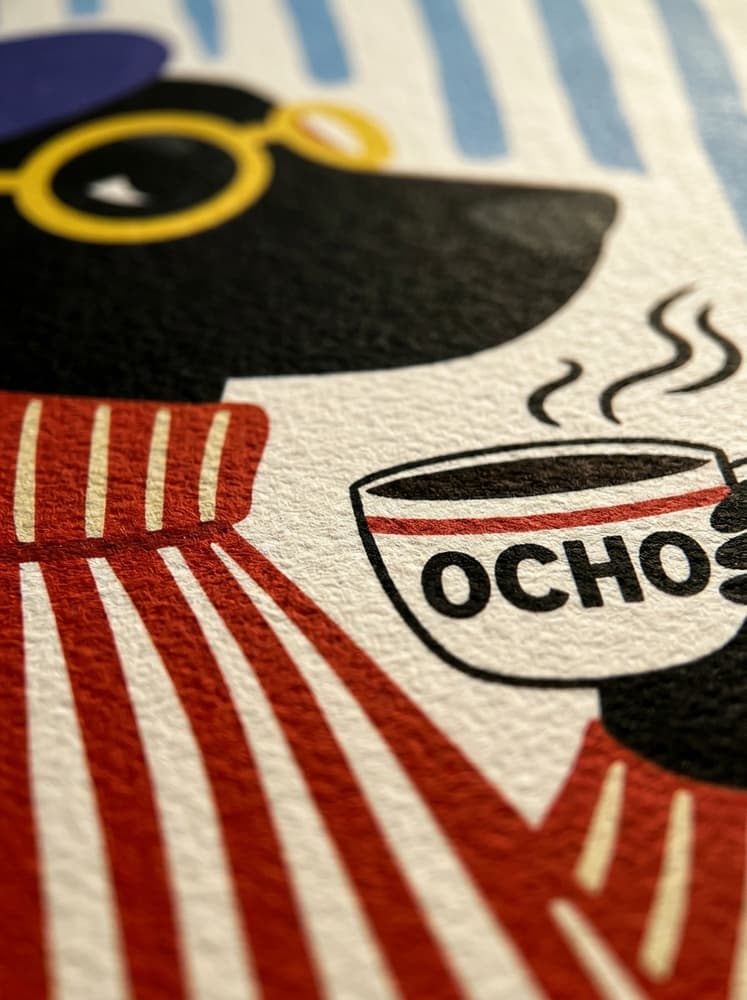 el café a las 8