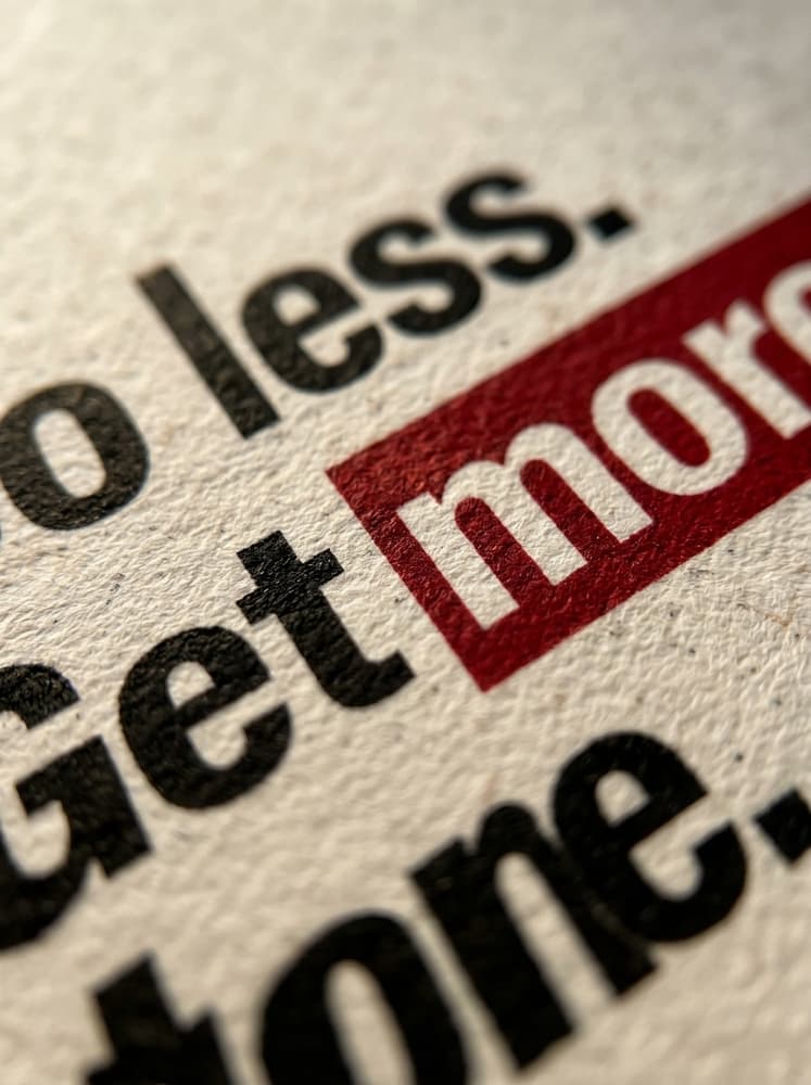Do Less